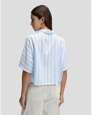 Lee Jeans Relaxed Lightweight Resort Shirt - Blue
