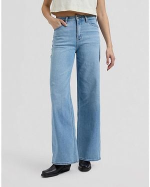 Lee Jeans Stella Wide Leg Jean Size 24X31 - Blue