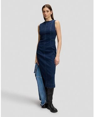 Lee Jeans Slim Shaped Long Dress Hearts - Blue