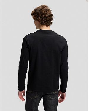 Lee Jeans 101 Relaxed Long Sve Tee - Black