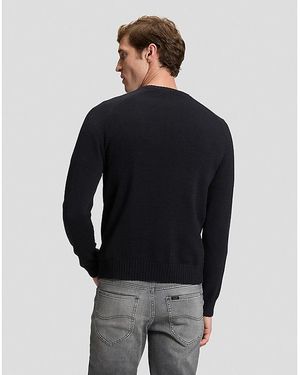 Lee Jeans Regular Raglan Sweater Größe - Schwarz