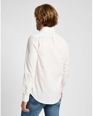 Lee Jeans Regular Patch Shirt - White