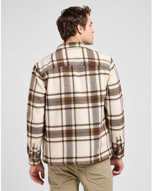 Lee Jeans Relaxed Overshirt - Brown