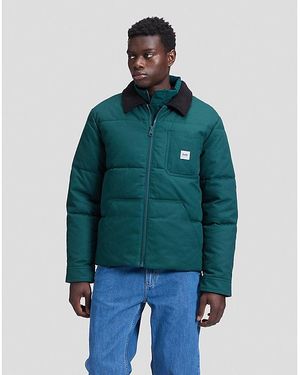 Lee Jeans Workwear Relaxed Puffer Jacket - Green