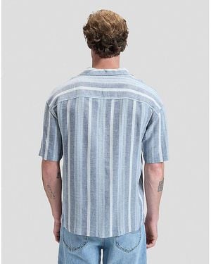 Lee Jeans Relaxed Lightweight Resort Shirt - Blue