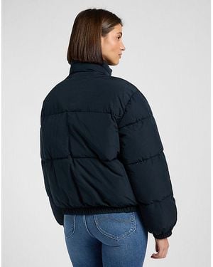 Lee Jeans Relaxed Rider Puffer Jacket - Blue