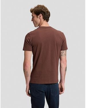 Lee Jeans Regular Patch Logo Short Sve Tee - Red