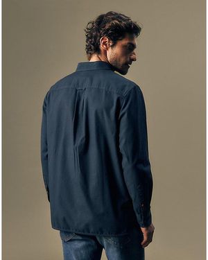 Lee Jeans Regular Oxford Button Up Shirt - Blue