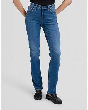 Lee Jeans Marion Straight Jean Size 26X31 - Blue