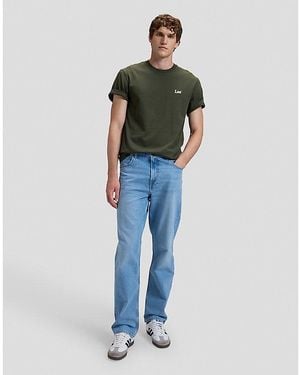 Lee Jeans Relaxed Small Logo Tee - Blue