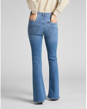 Lee Jeans Breese Flare Jean Size 26X29 - Blue