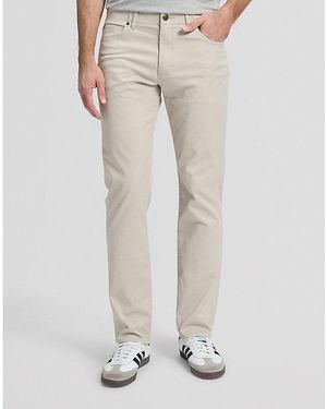 Lee Jeans Mvp Straight Lightweight Trousers Size 30X32 - Natural