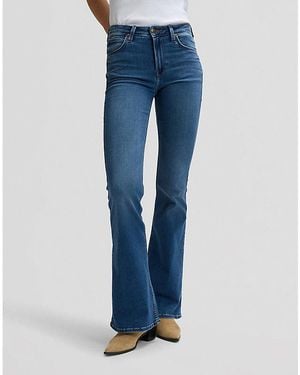 Lee Jeans Breese Flare Jean Size 24X31 - Blue