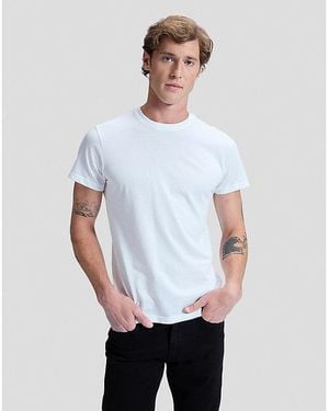 Lee Jeans Twin Pack Slim Crew Tees - White