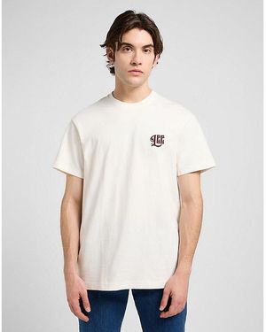 Lee Jeans Relaxed Graphic Tee - White