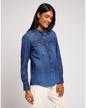 Lee Jeans Regular Western Shirt - Blue