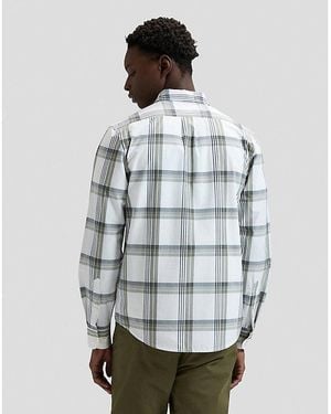 Lee Jeans Regular Lightweight Button Down Shirt - Grey