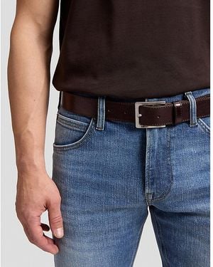 Lee Jeans Formal Leather Belt - Black