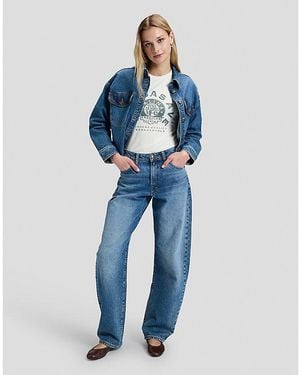 Lee Jeans Denim Balloon Trousers Size 24X31 - Blue