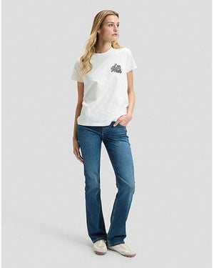 Lee Jeans Jessica Low Rise Bootcut Flap Pocket Jean Size 24X31 - Blue
