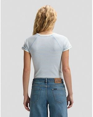 Lee Jeans Slim Baby Tee - Blue