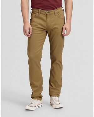 Lee Jeans Daren Regular Lightweight Trousers Size 29X32 - Brown