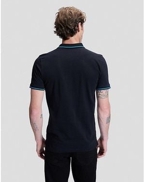 Lee Jeans Regular Pique Polo - Blue