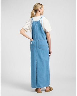Lee Jeans Loose Overall Dress - Blue