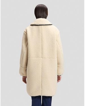 Lee Jeans Relaxed Teddy Coat - Natural