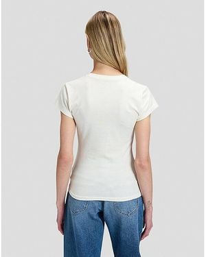Lee Jeans Slim Record Tee - White