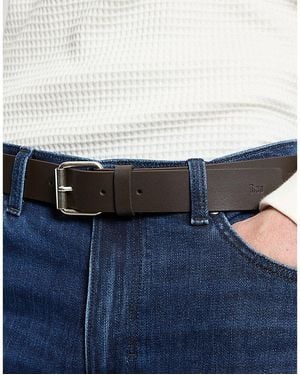 Lee Jeans Basic Leather Belt - Blue