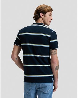 Lee Jeans Regular Pique Polo - Blue