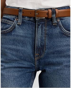 Lee Jeans Leather Belt Größe - Blau
