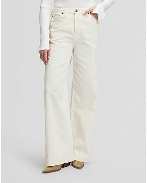 Lee Jeans Stella Wide Leg Corduroy Trousers Size 24X31 - White