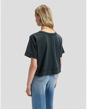 Lee Jeans Relaxed Cropped Tee - Blue