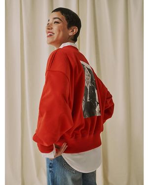 Lee Jeans X Marilyn Monroe Crew Sweatshirt - Red