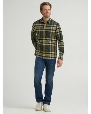 Lee Jeans Mens Legendary Regular Straight Jeans - Green