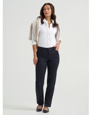Lee Jeans Wrinkle Free Relaxed Fit Pants - Black