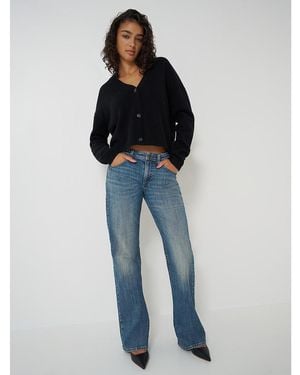 Lee Jeans Womens Premium Bow Flare Jeans - Blue