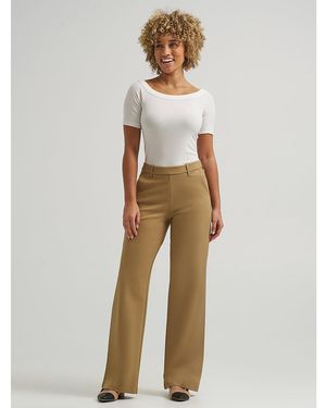 Lee Jeans Ultra Lux Comfort Any Wear Wide Leg Pants - White