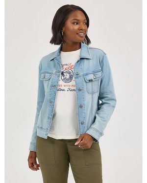 Lee Jeans Womens Legendary Rider Jacket - Blue