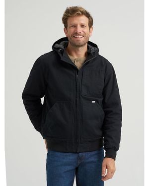 Lee Jeans Mens Mechanic Bomber Jacket - Black