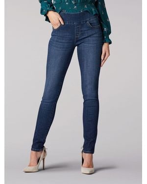 Lee Jeans Skulpting Slim Skinny Pull-on Jeans - Blue