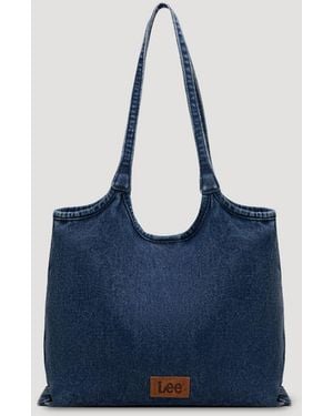 Lee Jeans Womens Denim Tote Bag - Blue