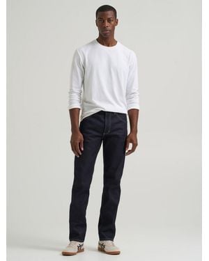 Lee Jeans Mens 101 Z Regular Fit Straight Leg Jeans - White