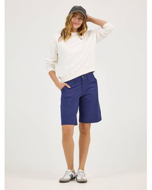 Lee Jeans Ultra Lux Comfort Flex-to-go Relaxed Utility Bermuda Blue