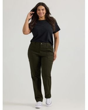 Lee Jeans Ultra Lux Comfort Flex-to-go Loose Utility Pants Olive - Black