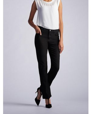 Lee Jeans Stretch Relaxed Fit Straight Leg Jeans - Black