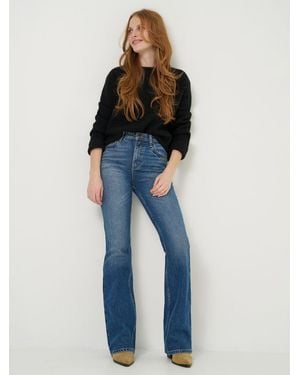 Lee Jeans Womens High Rise Bootcut Jeans - Blue