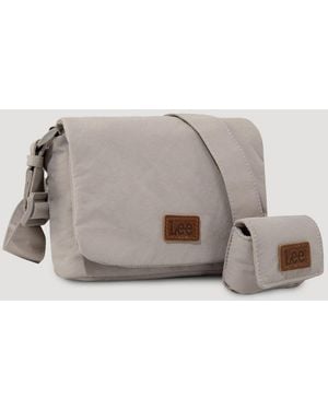 Lee Jeans Womens Camera Bag With Small Case - Gray